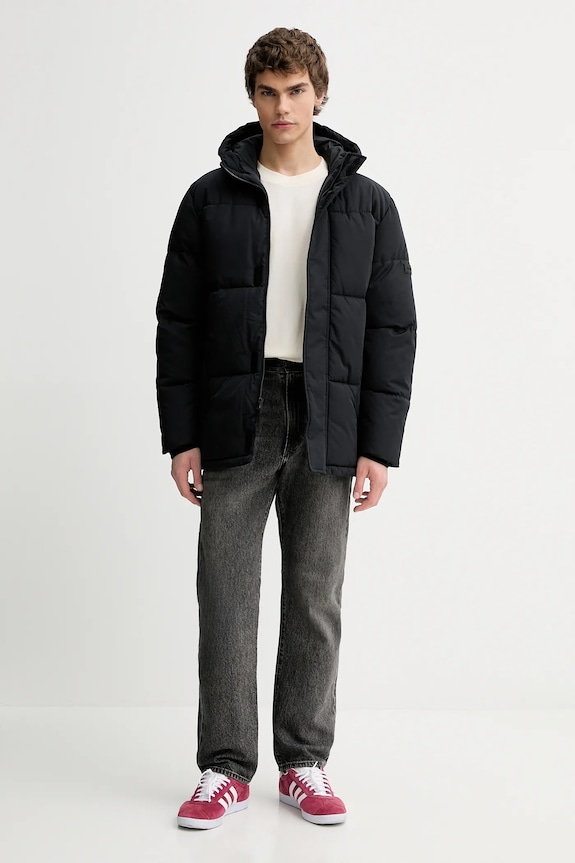 Μπουφάν Hollister Co. KI332.5072.900 μαύρο AW25