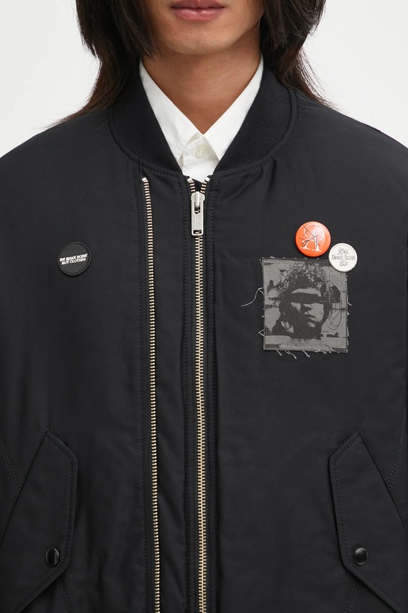 Undercover bomber jacket Blouson UP2E4203 black