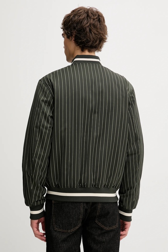 Одежда Куртка-бомбер Les Deux Varsity 1000381 зелёный