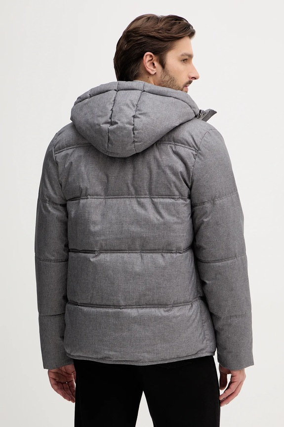 Ruházat United Colors of Benetton rövid kabát 2MNAUN06X szürke