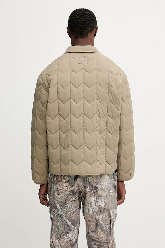 Oblečení Bunda Maison Kitsuné Quilted PM02104WW9067 béžová