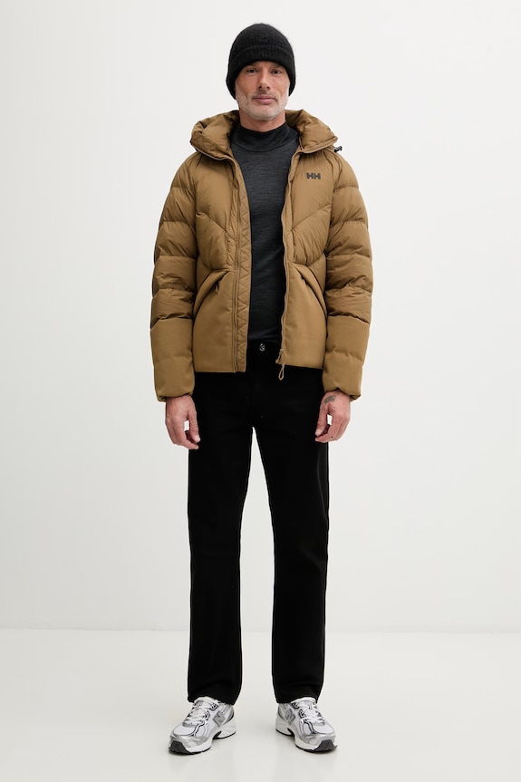 Helly Hansen geacă cu puf bărbați VILLAGE DOWN JACKET 54493 verde AW25