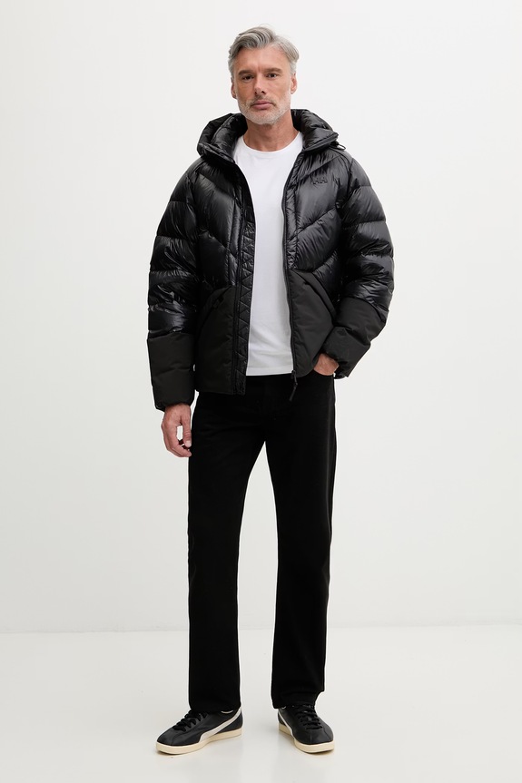 Helly Hansen geacă cu puf bărbătească VILLAGE DOWN JACKET 54493 negru AW25