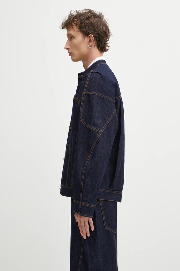 Ader Error denim jacket JACKET BO01FWJK0105BL blue AW25