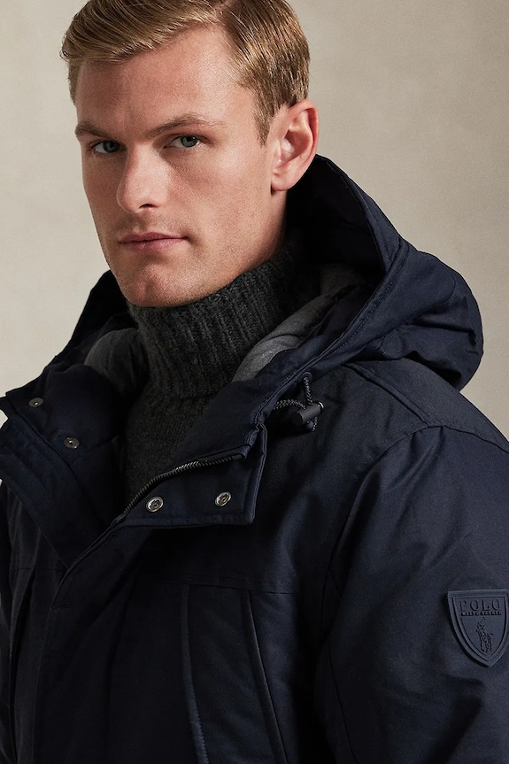 Pernata jakna Polo Ralph Lauren NY TWILL.LNNX mornarsko plava 710968114001