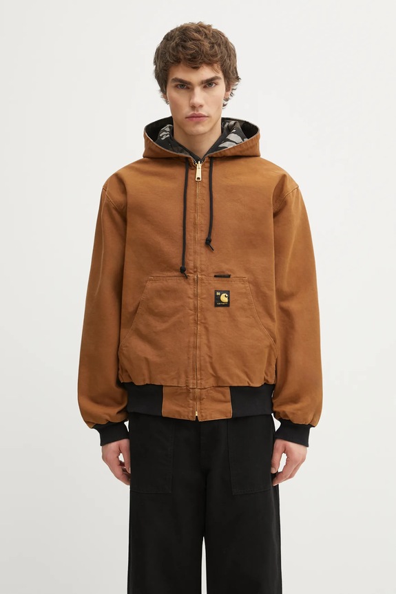 Двостороння куртка Carhartt WIP 50 Years Anniversary OG Active Jacket Canvas коричневий I036412.3GK02