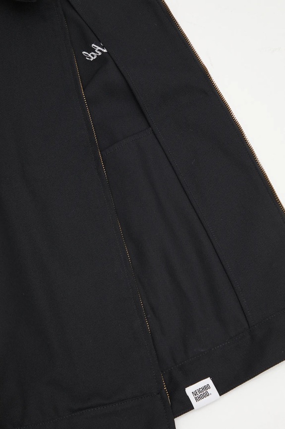 NEIGHBORHOOD giacca ZIP WORK 252TSNH.JKM03 nero