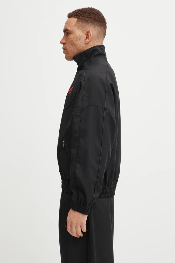 Вълнено яке Willy Chavarria Ruff Rider WCJKT0054.001 черен AW25