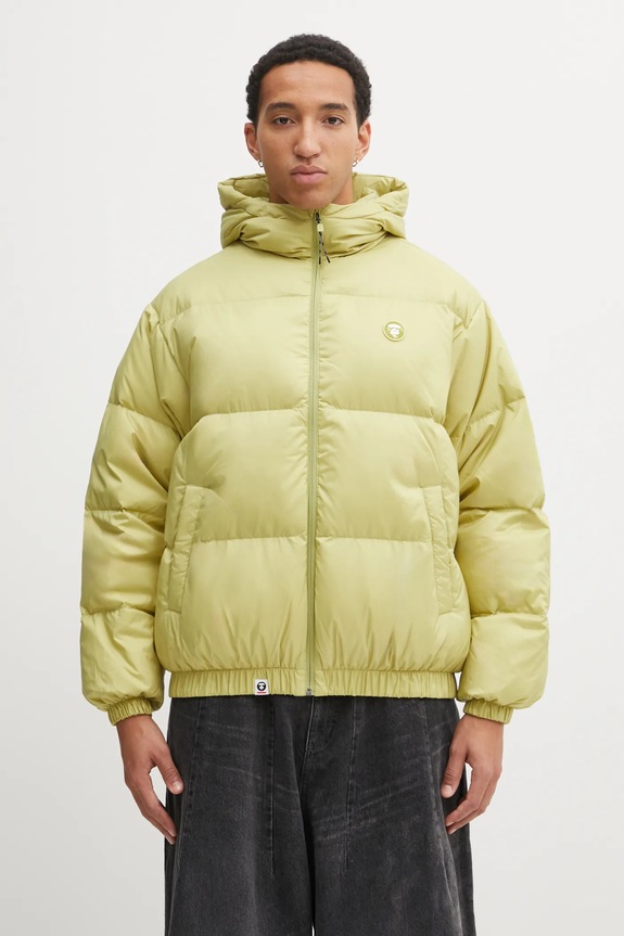 AAPE down jacket 29.5" Now with green AAPDNM7725XXP