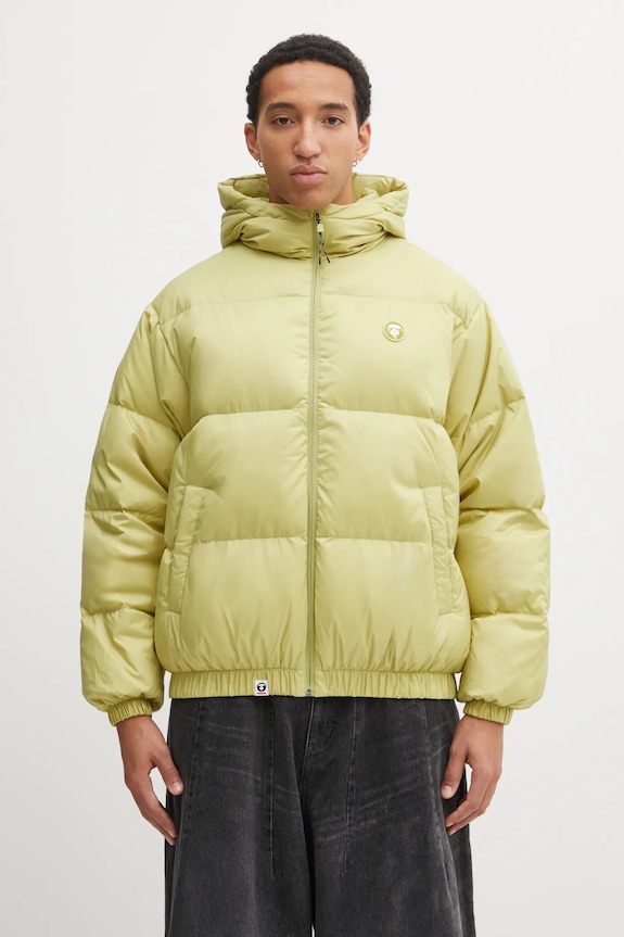 AAPE down jacket 29.5" Now with green AAPDNM7725XXP