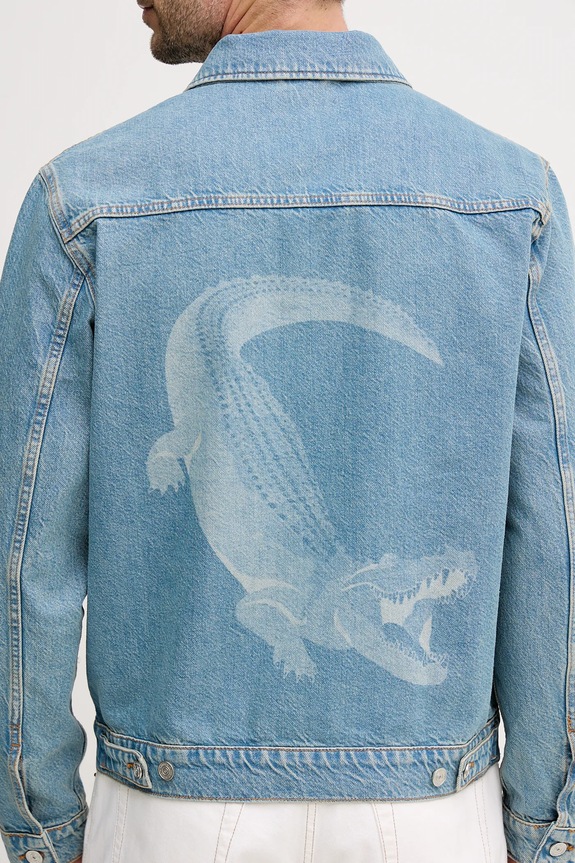 Lacoste geacă jeans BH8982
