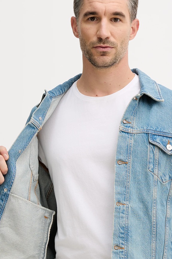 Lacoste geacă jeans BH8982