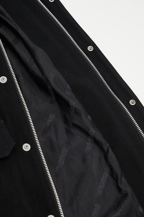 NEIGHBORHOOD jachetă de bumbac UTILITY JACKET 252AQNH.JKM01 negru