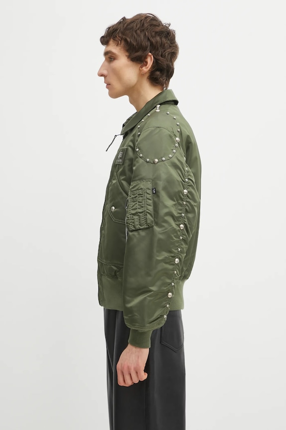 Alpha Industries bomber jacket 258150 green AW25