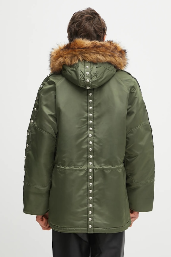 Clothing Alpha Industries jacket Alpha x Thug Club N-3B 258153 green