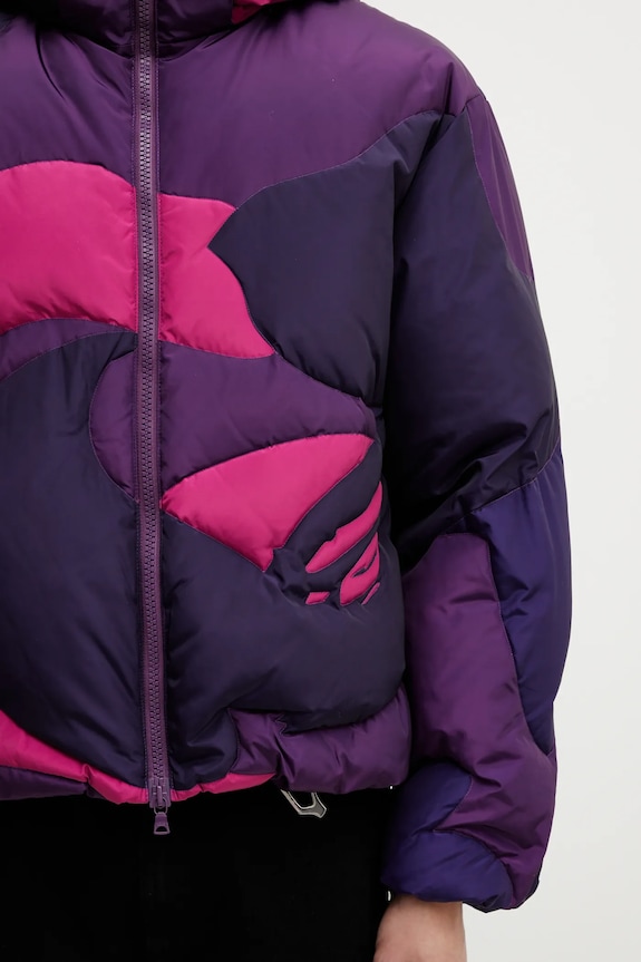 A Bathing Ape piumino Mega Color Camo violetto 001DNL801306M