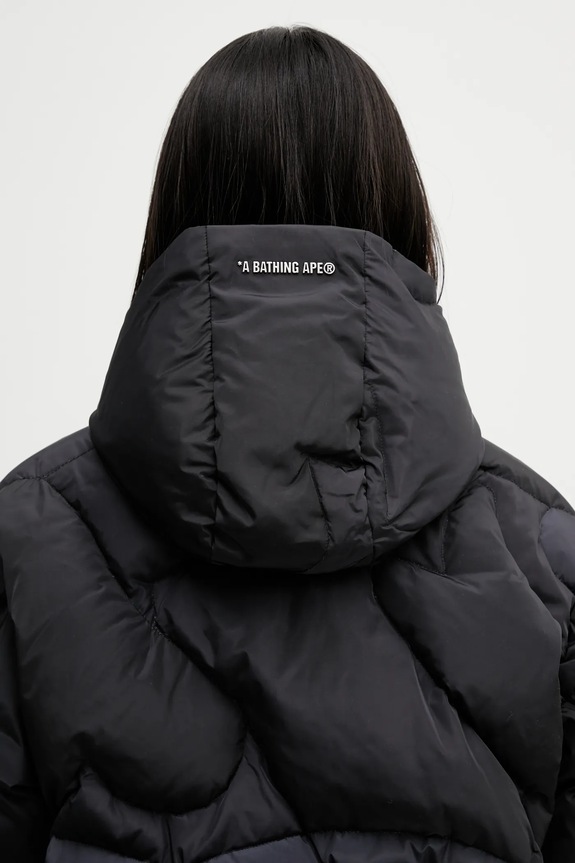 A Bathing Ape kurtka puchowa Mega Color Camo 001DNL801306M czarny