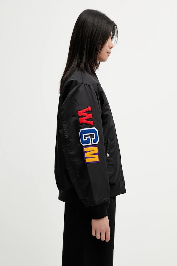 A Bathing Ape kurtka bomber Shark MA-1 czarny 001HJL801003M