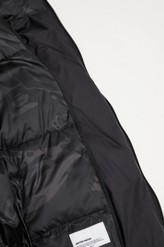 AAPE kurtka puchowa AAPDNM7726XXP czarny