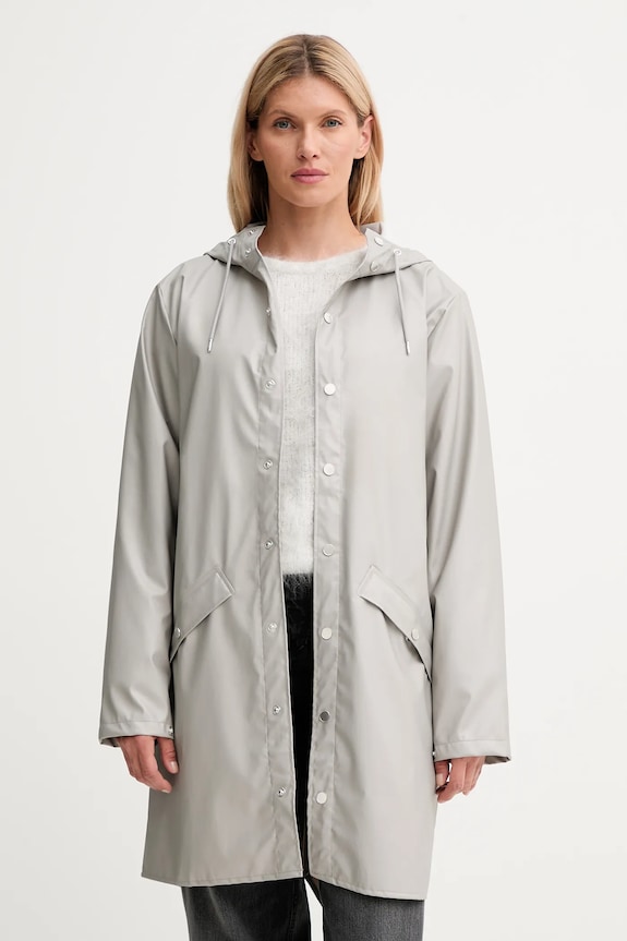 Одежда Куртка Rains 12020 Long Jacket 12020.123 серый