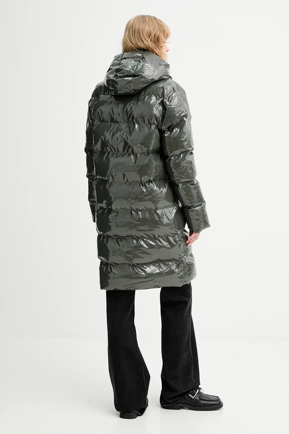 Bunda Rains 15130 Alta Longer Puffer Jacket zelená 15130