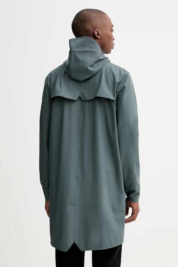 Rains kurtka 12020 Long Jacket 12020.124 szary