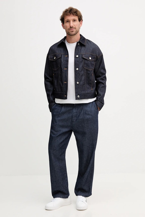 Τζιν μπουφάν MAX&Co. 2528046012200 σκούρο μπλε AW25