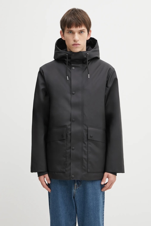 Rains kurtka Nome Parka W3T3 pozostałe czarny 21450.01