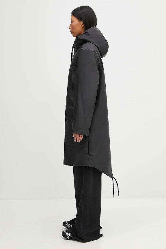 Rains parka Nome Long Parka W3T3 czarny 21460.01