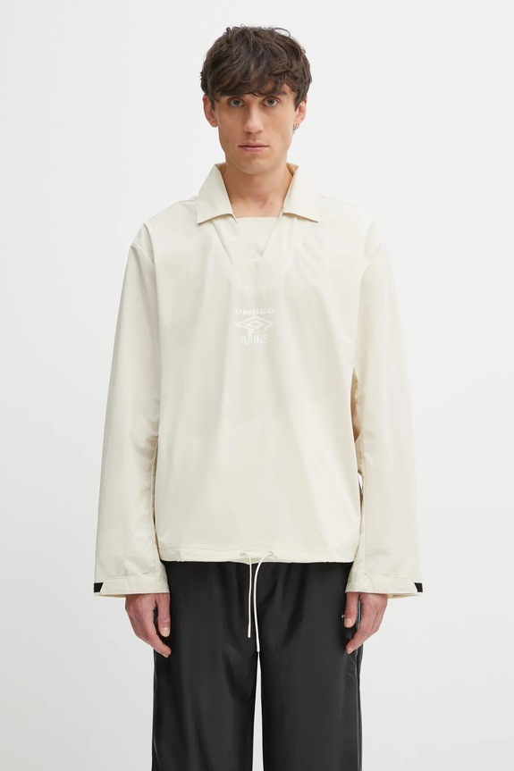 Rains x Umbro kurtka bez kaptura beżowy 20840.140