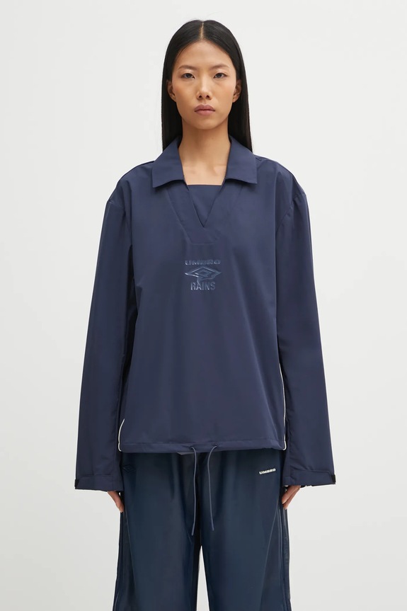 Rains x Umbro kurtka 20840.142 niebieski AW25