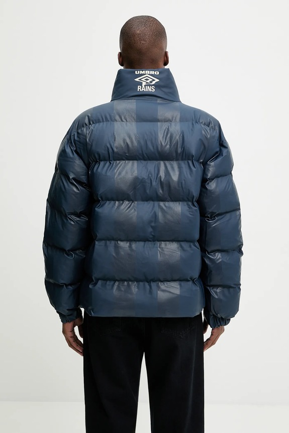 Rains x Umbro kurtka przeciwdeszczowa 20890.142 niebieski