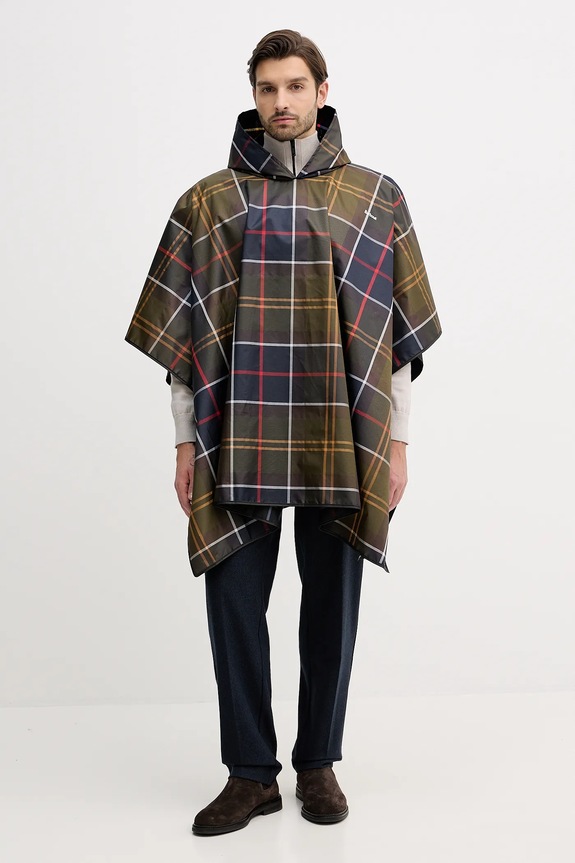 Пончо Barbour UAC0214 зелений AW25