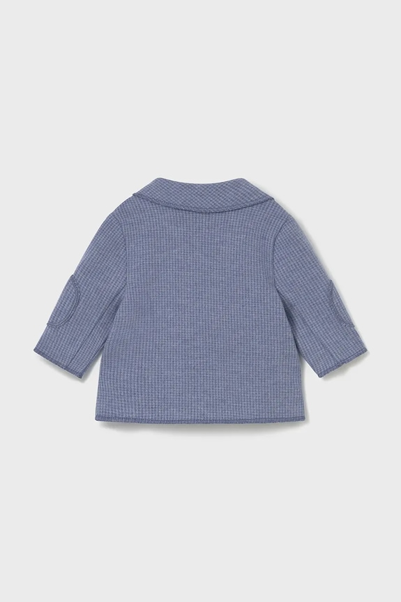 Mayoral Newborn jachetă pentru bebeluși din bumbac 2407.1M.Newborn.9BYA albastru AW25