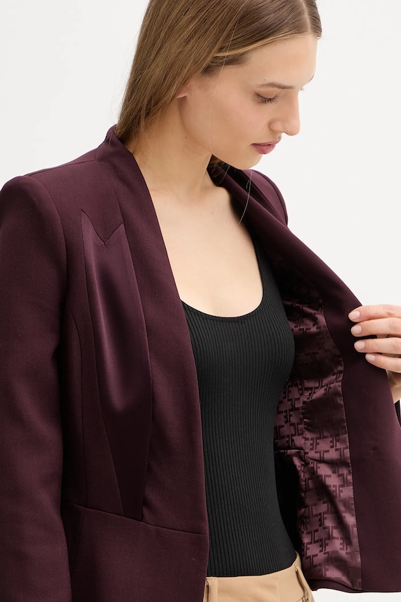 Elisabetta Franchi giacca con lana GI17656E2