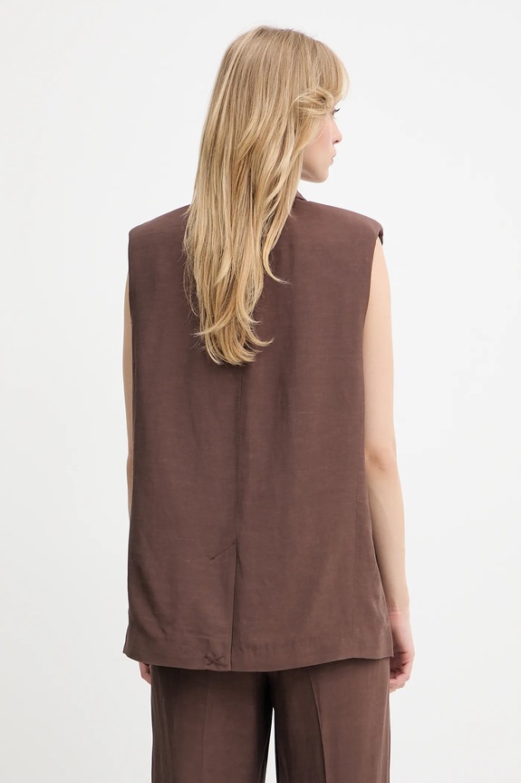 Ruházat Samsoe Samsoe mellény SATHENA F25200022 barna