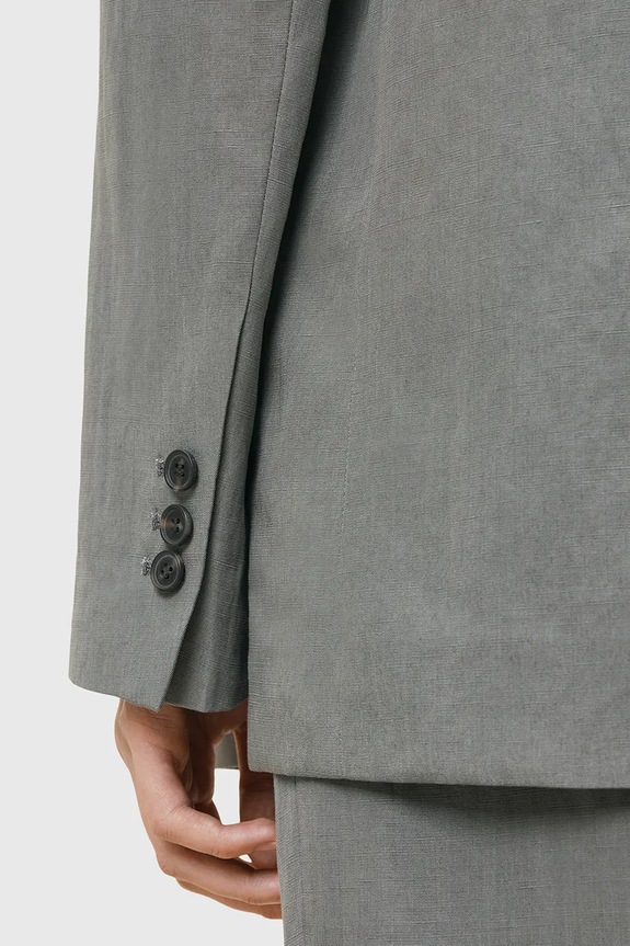 Abbigliamento AllSaints giacca in lino misto AVERIE W043QC grigio
