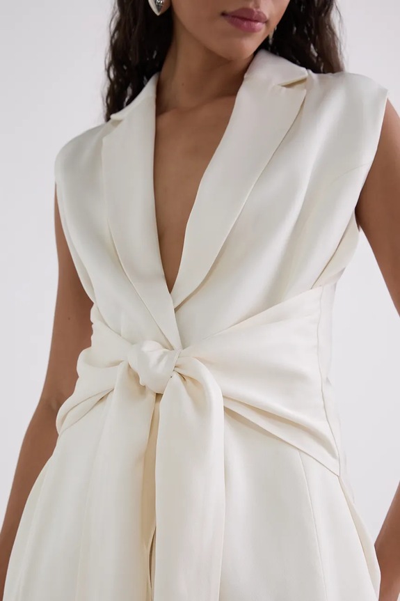 Karl Lagerfeld mellény A3W14043 bézs AW25