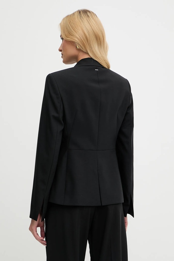 Ρούχα Μάλλινο σακάκι BOSS Bashinah 50546622 μαύρο