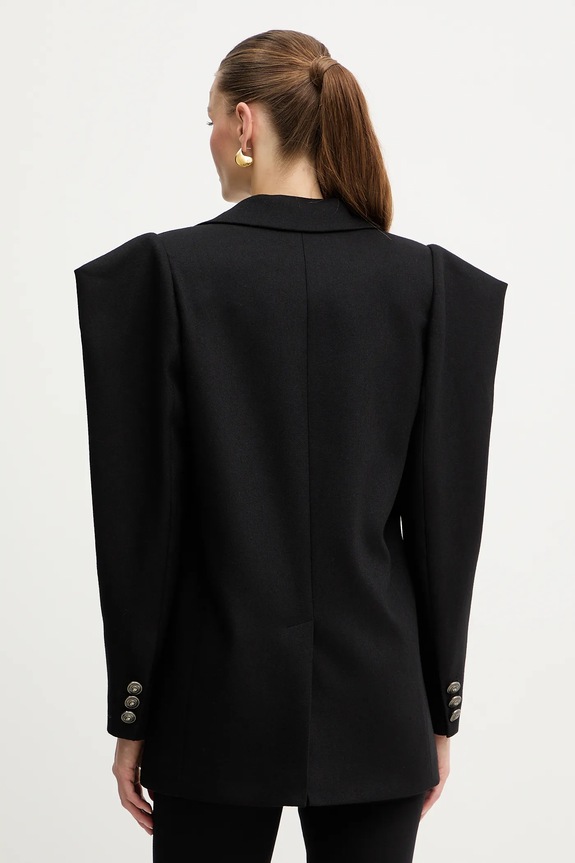 Одежда Пиджак с добавлением шерсти Versace Jeans Couture 79HAQ705.N0542 чёрный