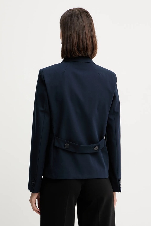 Odzież Weekend Max Mara marynarka bawełniana TAPPETO 2525046061600 granatowy
