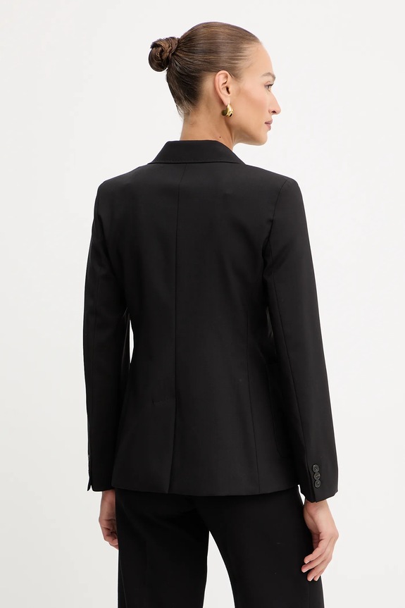 Ρούχα Μάλλινο σακάκι Weekend Max Mara ORNATI 2525046012600 μαύρο