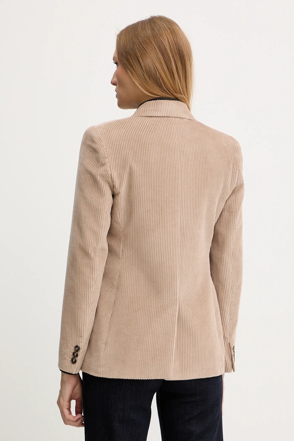 Odzież Weekend Max Mara marynarka sztruksowa KATANGA 2525046062600 beżowy