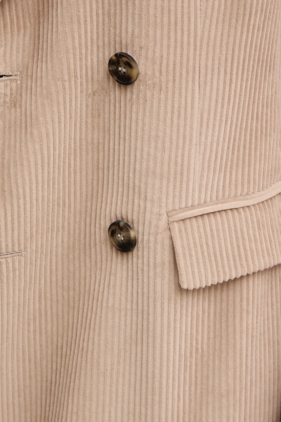 Weekend Max Mara marynarka sztruksowa KATANGA 2525046062600 beżowy