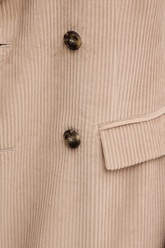 Weekend Max Mara marynarka sztruksowa KATANGA 2525046062600 beżowy