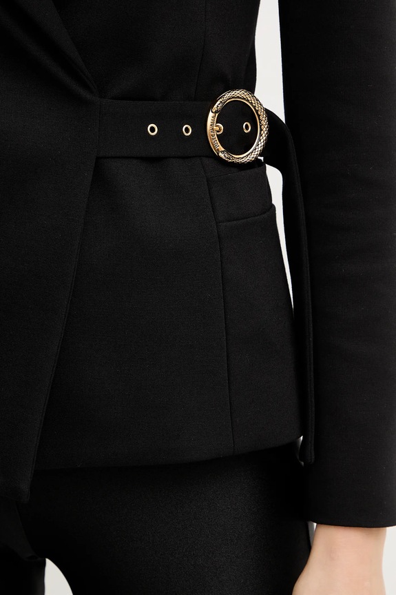 Just Cavalli giacca con viscosa 79PAQ705.J0092 nero