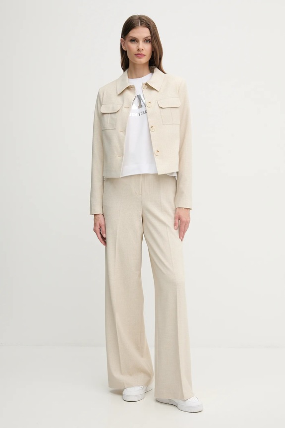 Dkny giacca UD5JS035 beige AW25
