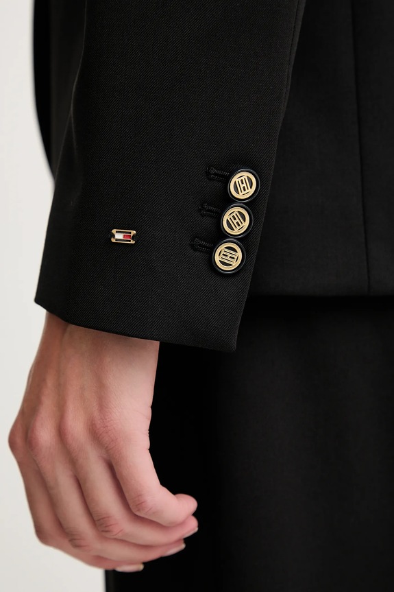 Suknjič z dodatkom volne Tommy Hilfiger WW0WW46662