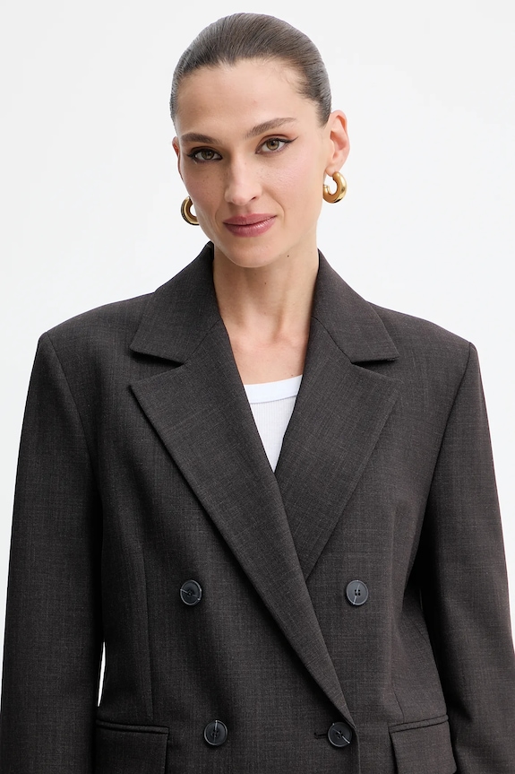 MAX&Co. sacou din lână negru 2526046012200