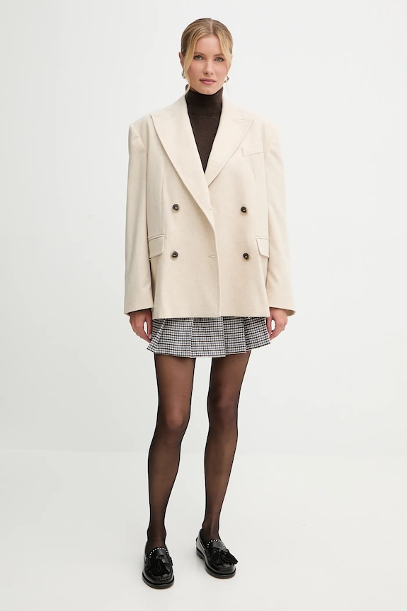 Bunda s prímesou vlny MAX&Co. 2526086074200 béžová AW25